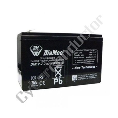 Bateria Acida DiaMec DM12-7 (12V 7.2Ah/20Hr ) d1272