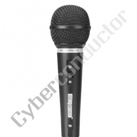 Microfone preto 600ohm - (MIC3B)