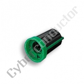 Botão plástico pressão diâmetro 12mm verde 144-0005